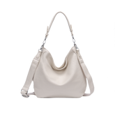 Slouchy taske med lynlås 36x13x30cm - Ingen returret - ITFEB25